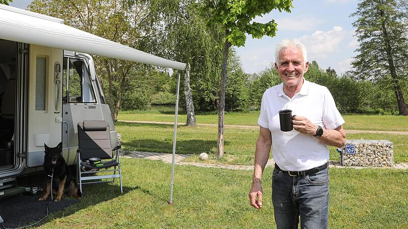 Otto Hahn kennt die Wohnmobilstellpl&auml;tze in Deutschland sehr gut. F&uuml;r ihn ist der in Bischberg einer der sch&ouml;nsten.