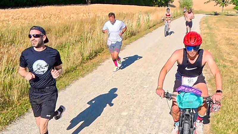 Hitzefest mussten die Teilnehmer der Coburger Run and Bike-Night am Samstag sein.