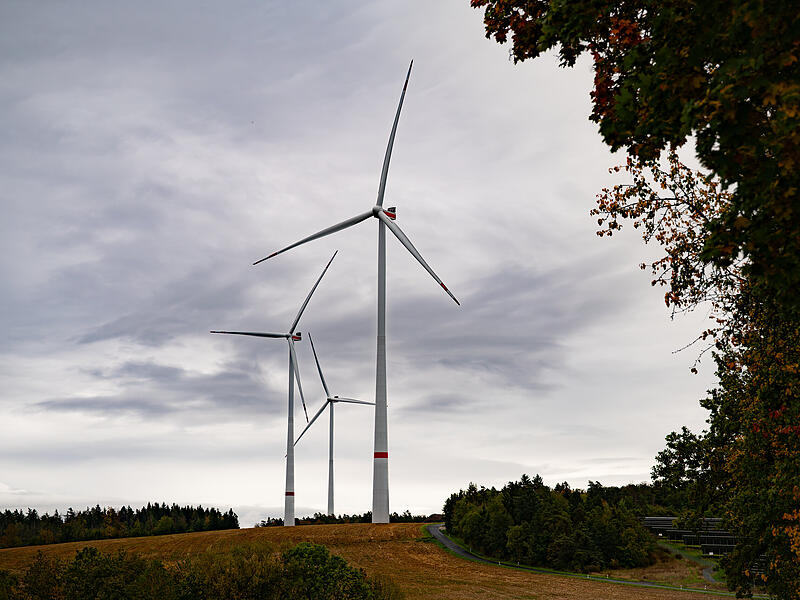 Windräder bei Tremersdorf Windräder bei Tremersdorf