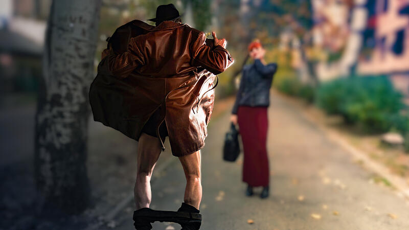 Exhibitionist treibt sein Unwesen