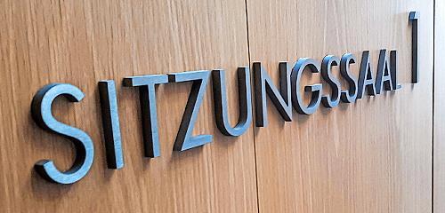 Der Sitzungssaal des Amtsgerichts in Haßfurt.
