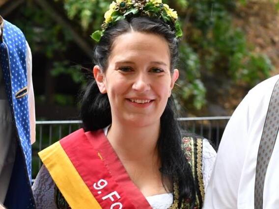 Die Forchheimer Bierk&ouml;nigin Melanie Streit.