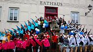 So wie in Seßlach fielen im Coburger Land mehrere Rathäuser am Samstag in Narrenhände.