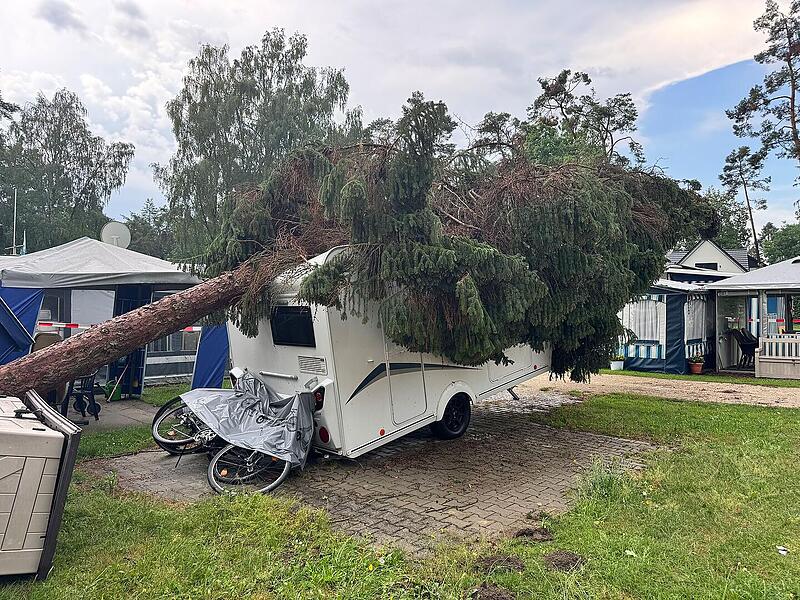 Unwetter über Erlangen Unwetter über Erlangen