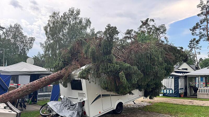 Unwetter über Erlangen Unwetter über Erlangen