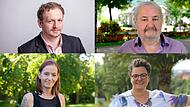 Sie sind im Stimmkreis Bad Kissingen angetreten, aber ihre Parteien haben es nicht in den Landtag geschafft (v.l.): Max Hümmer (FDP), Franz Sadlo (Bayernpartei), Bianca Hümpfner (Linke) und Michaela Reinhard (ÖDP).