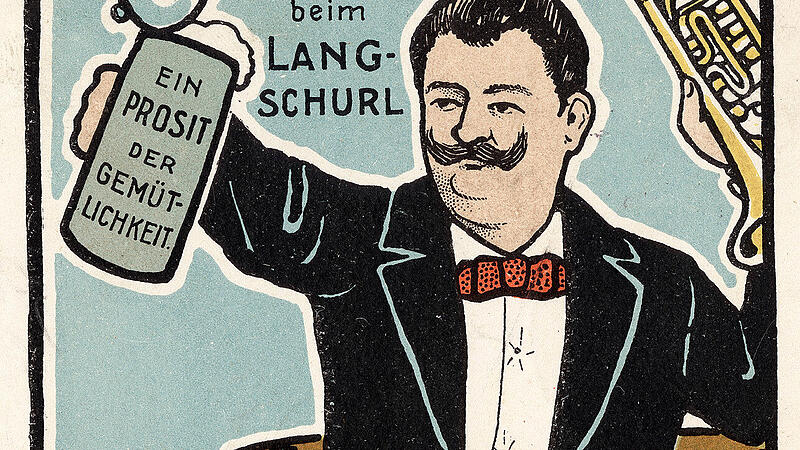 Prosit der Gem&uuml;tlichkeit Postkarte