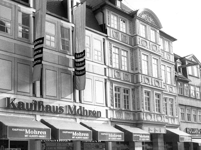 Unvergessen: In der Spitalgasse 12-14 in Coburg befand sich einst das &bdquo;Kaufhaus Mohren&ldquo;, das sp&auml;ter zu &bdquo;Weka&ldquo; wurde. Ende 2009 war aber Schluss mit der &Auml;ra des Geb&auml;udes als klassisches Kaufhaus.
