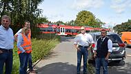 Weil der Bahndamm höher liegt eignet sich Übergang in der Neustadter Mühlenstraße am besten für eine Unterführung.