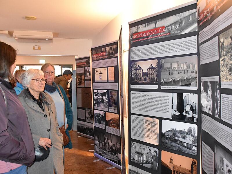 Die Begleitausstellung zum Dokumentarfilm „Neufanfang –  Kulmbach in der Nachkriegszeit“ fand großen Anklang.