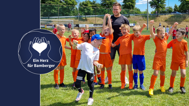 Inklusion im Fußball: Bei der E-3-Jugend der TSG 05 Bamberg spielen behinderte und nicht behinderte Kinder gemeinsam