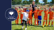 Inklusion im Fußball: Bei der E-3-Jugend der TSG 05 Bamberg spielen behinderte und nicht behinderte Kinder gemeinsam