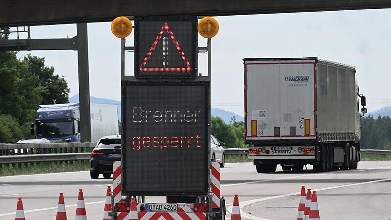 Demo auf Brennerautobahn - Deutschland