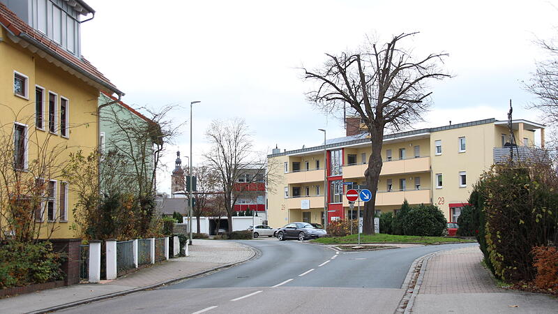Die Winterlinde am Polizeikreisel in H&ouml;chstadt in der Gro&szlig;en Bauerngasse wird gef&auml;llt und durch einen jungen Baum ersetzt.