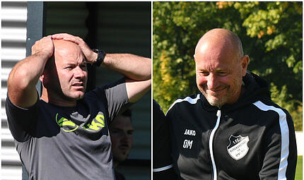 Christian Brandt (links, TSV Steinberg) und Oliver M&uuml;ller (FC Burgkunstadt) tippten in der abgelaufenen Kreisliga-Saison kr&auml;ftig mit. Wie haben sie abgeschnitten?