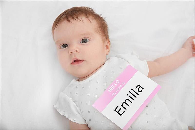 Auch Emilia gehört heuer wieder zu den beliebtesten Mädchennamen in Forchheim.Forchheim & Fränkische Schweiz