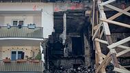 Nach der Explosion und einem Brand in einem Regensburger Wohnhaus Nach der Explosion und einem Brand in einem Regensburger Wohnhaus