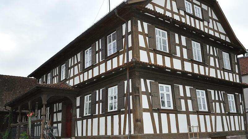 Bildschön: Das renovierte Bauernhaus der Familie Vierneusel in Rügheim war ein Anlaufpunkt der Jury.