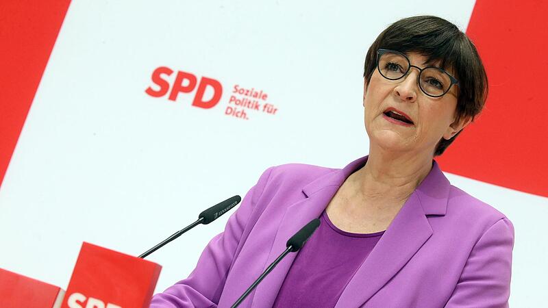 Die SPD-Bundesvorsitzende Saskia Esken kommt diesen Freitag nach Coburg.