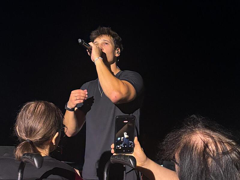 Wincent Weiss beim Open Air in Bad Kissingen
