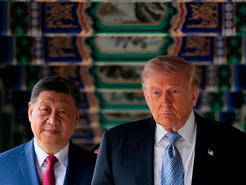 US-Präsident Trump in China US-Präsident Trump in China