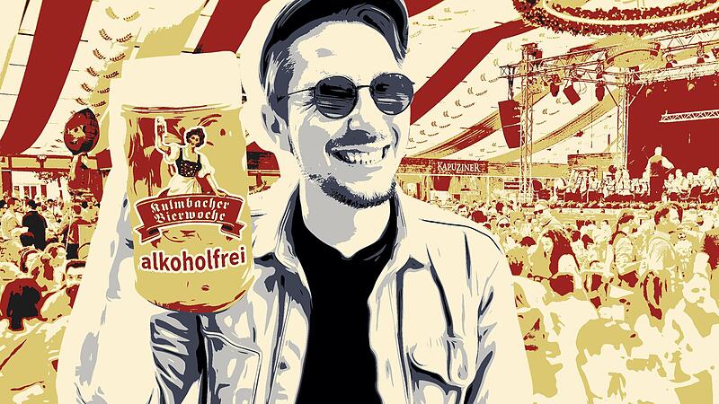 Bastian S&uuml;nkel tickert am Donnerstag live von der Bierwoche. Bier gibt es dabei nur alkoholfrei.