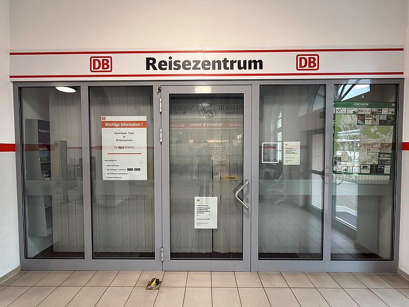 An diesen Anblick werden sich die Forchheimer wohl bald gew&ouml;hnen m&uuml;ssen: Das DB-Reisecenter im Forchheimer Bahnhof soll wohl schlie&szlig;en. Und das schon bald.