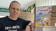 Stolz auf seinen oberfränkischen Asterix: 500 Bände  musste  Stefan Eichner signieren.