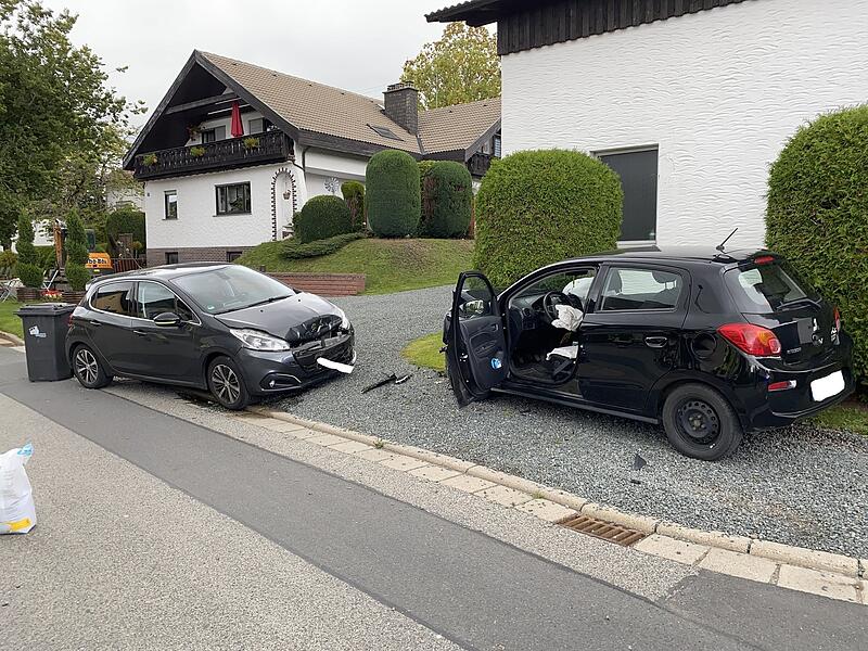 Tier gerettet, Auto kaputt: Eine Frau wich einer Katze aus.