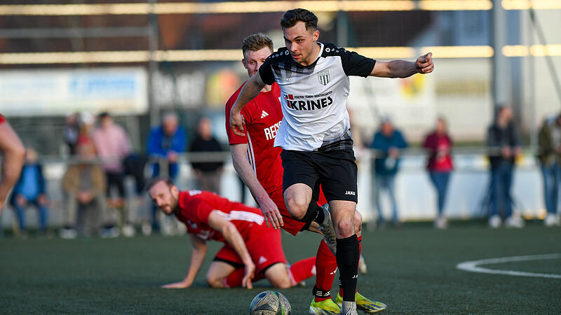 Lorenz Sch&auml;der erzielte drei Treffer f&uuml;r den FC Sand.