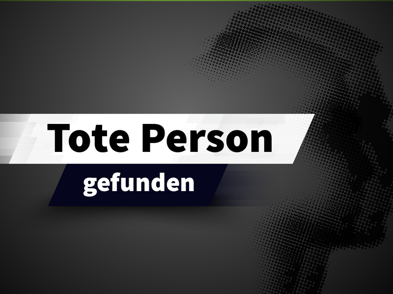 Tote Person gefunden (Symbolfoto).