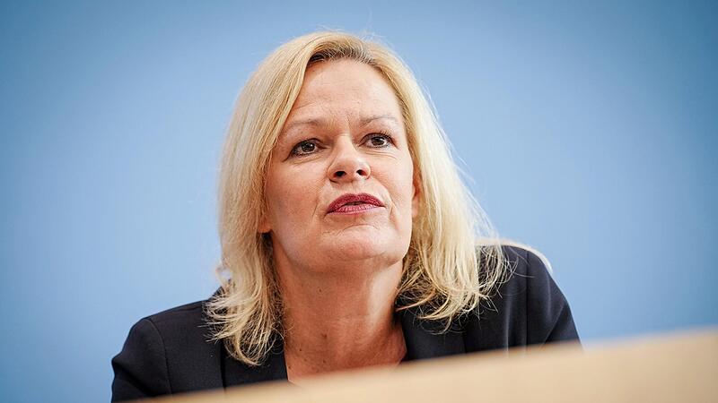 Nancy Faeser hatte als Innenministerin keinen leichten Start.