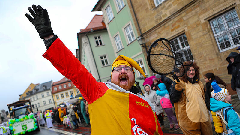 Faschingsumzug 2026 in BambergTausende Besucher beim gro&szlig;en Faschingsumzug in Bamberg