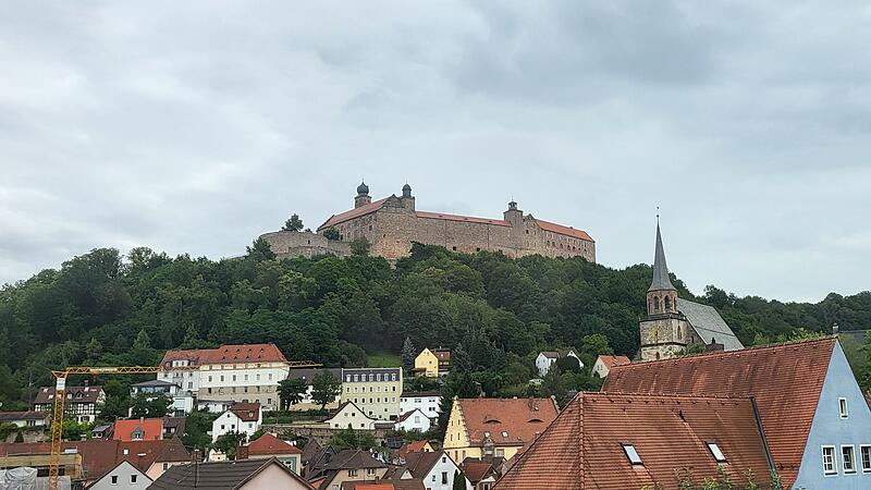 Blick auf die Plassenburg in Kulmbach