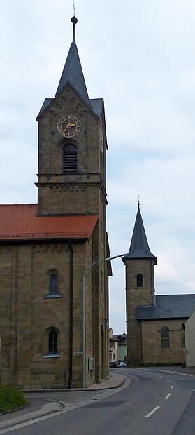 In Westheim stehen die evangelische und die katholische Kirche eintr&auml;chtig nebeneinander. Und beide Kirchen stehen auch vor den gleichen Problemen.