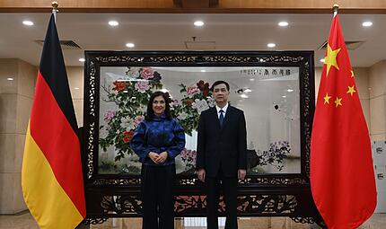 Wirtschaftsministerin Reiche in China