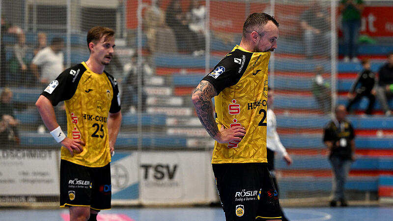 Enttäuschung nach der hohen Niederlage bei Florian Billek (rechts), der noch der beste Coburger war, und Jakob Knauer. Enttäuschung nach der hohen Niederlage bei Florian Billek (rechts), der noch der beste Coburger war, und Jakob Knauer.