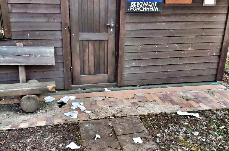 Dieses Foto der Bergwacht Forchheim sorgt für Entsetzen.Forchheim & Fränkische Schweiz