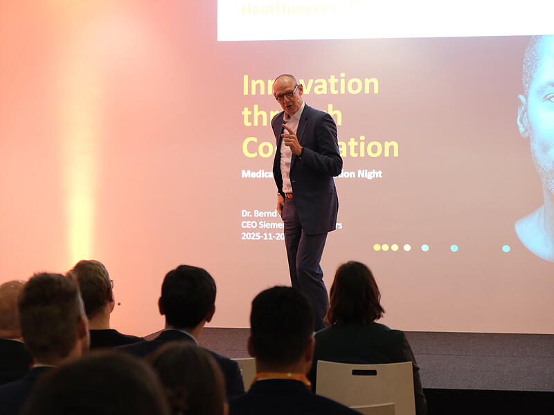 Medical Valley Innovation Night ForchheimMedical Valley Innovation Night Forchheim Siemens Healthineers CEO Bernd Montag