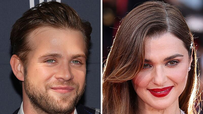 Leo Woodall und Rachel Weisz