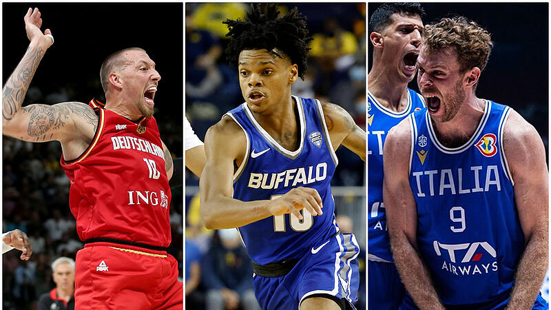Ronaldo Segu (Mitte), Daniel Theis (links) und Nicolo Melli führen die Baskets-Insta-Liste der vergangenen zehn Jahre an. Ronaldo Segu (Mitte), Daniel Theis (links) und Nicolo Melli führen die Baskets-Insta-Liste der vergangenen zehn Jahre an.