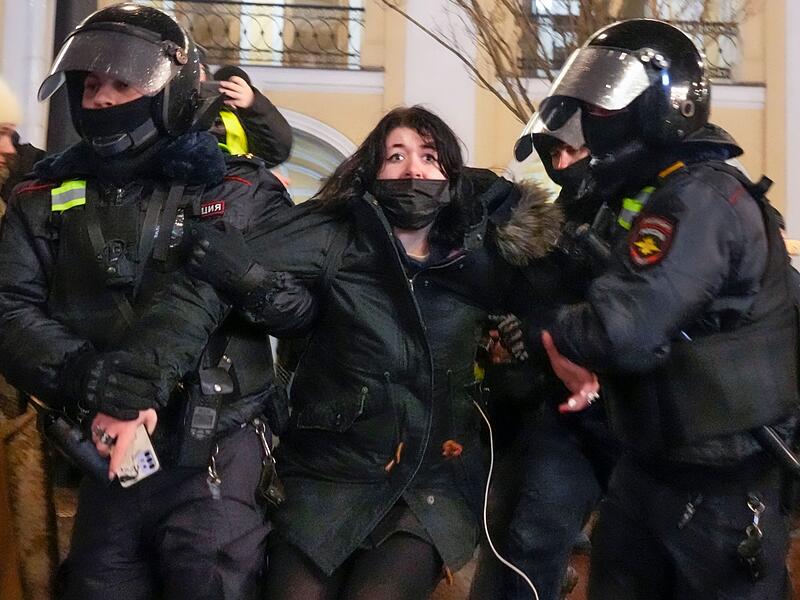 Demonstration in St. Petersburg