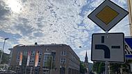 Nicht lange hielt die geänderte Vorfahrtsregelung an der Amtsgerichtskreuzung.