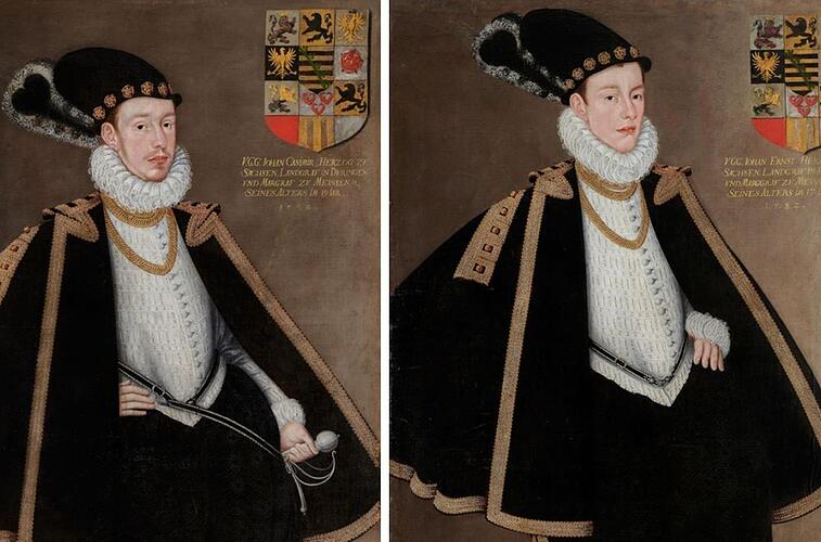 Was die erstmals ausgestellten Jugendbildnisse der Coburger Prinzen