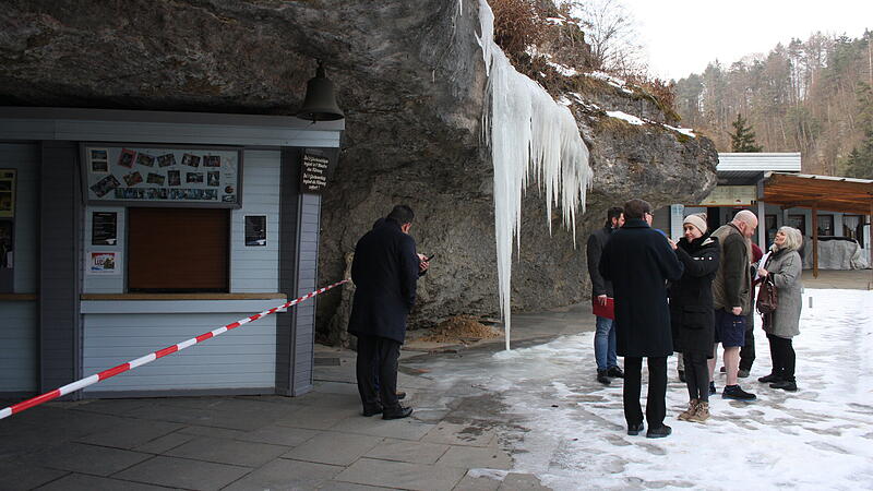 Der Eingangsbereich der Teufelsh&ouml;hle in Pottenstein soll neu gestaltet werden.