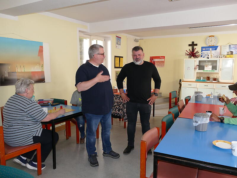 Peter Klein (l.) + Mario-Christian Schmidt