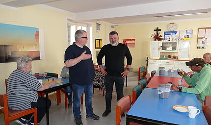 Peter Klein (l.) + Mario-Christian Schmidt