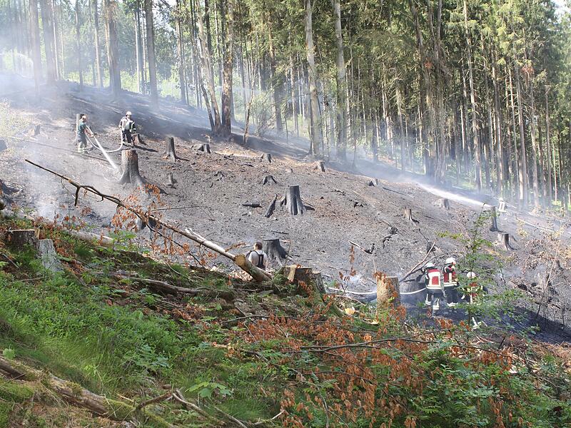 Brand bei Nordhalben