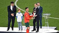 Cristiano Ronaldo und Aleksander Ceferin