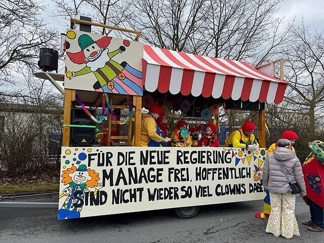 Impressionen vom Faschingsumzug in Oberhaid 2025